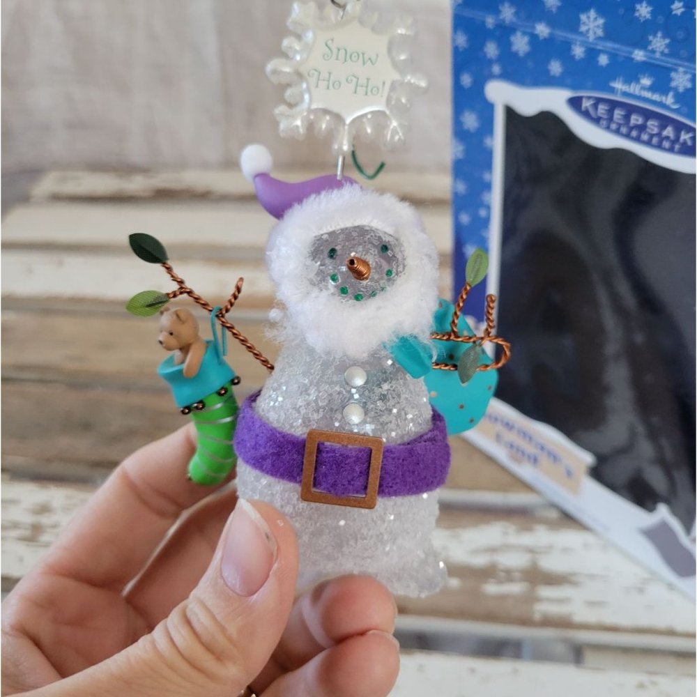 Hallmark snowman's Land 2003 tournament Xmas holiday tree